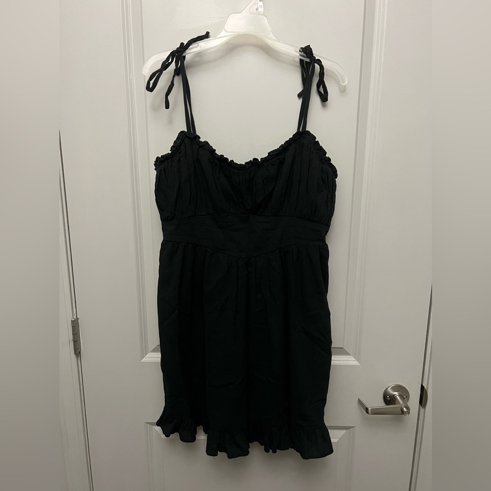 Aerie Ruffle Corset Dress